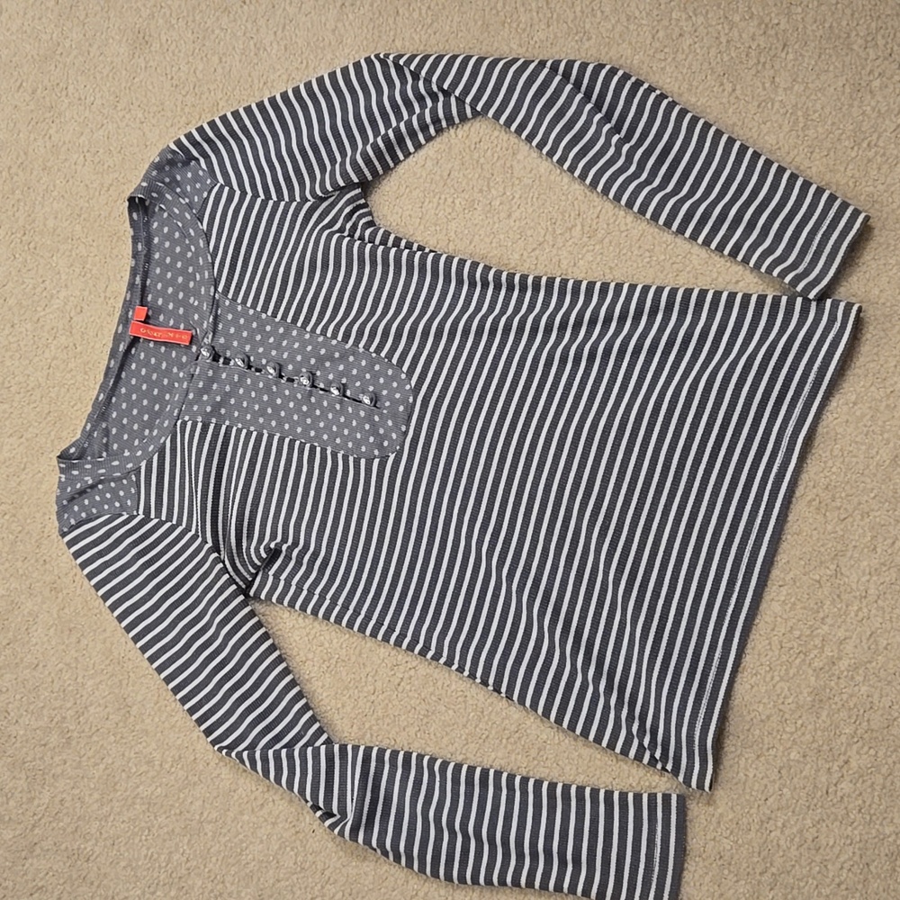 Striped and Polka Dot Long Sleeve